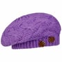 Béret en Tricot Jil avec Boutons by Lierys lilas