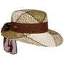 Chapeau en Paille avec Bande en Tissu by Lipodo marron