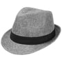 Chapeau en Tissu Mélange Trilby by Lipodo gris-moucheté