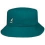 Chapeau Washed Bucket Hat by Kangol pétrole