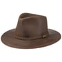 Chapeau Western Buffalo Leather by Stetson marron foncé