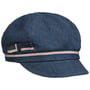 Casquette Gavroche en Lin avec Nœud by bedacht bleu foncé