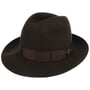 Chapeau Bogart Marengo by Borsalino marron foncé