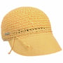 Casquette Uni Rollable Crochet by Seeberger jaune