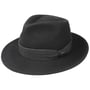 Chapeau Bogart Contrast Double Ribbon by Lipodo noir