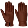Gants pour Femme en Cuir Nappa by Caridei marron