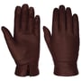 Gants pour Femme en Cuir Nappa by Caridei bordeaux