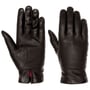 Gants pour Femme en Cuir Nappa by Caridei noir