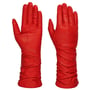 Gants en Cuir pour Femme Long Shaft by Caridei rouge