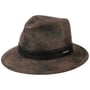 Chapeau en Cuir Jacky Pigskin by Stetson marron