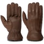 Gants en Cuir Deer Cashmere by Stetson marron-gris