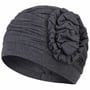 Turban Lotus-Uni Bamboo by Christine Headwear bleu-moucheté