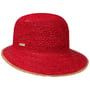Chapeau en Paille de Raphia Jalima by Seeberger nature-rouge