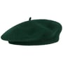 Béret avec Cachemire by Barascon vert foncé