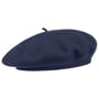 Béret avec Cachemire by Barascon bleu foncé