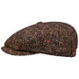 Casquette Hatteras Wool Colour Neps by Stetson marron-bleu