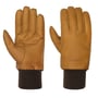 Gants en Cuir Souple Goat by Stetson châtain