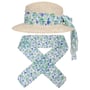 Foulard Flowers All-in-One by Lipodo bleu