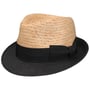 Chapeau en Paille Dalona Trilby by McBURN noir