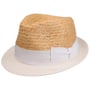 Chapeau en Paille Dalona Trilby by McBURN blanc