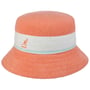 Chapeau Bermuda Stripe Bucket by Kangol pêche