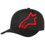 Casquette Corp Shift 2 Curved Flex by alpinestars noir-rouge