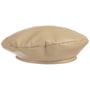 Béret Basque en Cuir pour Femme by Lierys beige clair