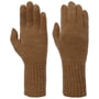 Gants avec Doigts Finement Tricotés by Seeberger châtain