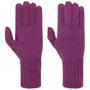 Gants avec Doigts Finement Tricotés by Seeberger violet