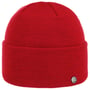 Bonnet à Revers Fine Merino Colour by Lierys rouge foncé