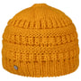 Bonnet en Tricot pour Queue de Cheval by Lierys moutarde