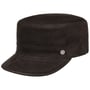 Casquette Army en Cuir Cubano by Lierys marron foncé