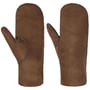 Moufles en Cuir by Caridei marron