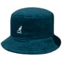 Chapeau en Velours Côtelé Bucket by Kangol pétrole