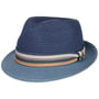 Chapeau en Paille Licano Toyo Trilby by Stetson bleu