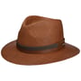 Chapeau Panama Vermaron Traveller by Stetson marron foncé