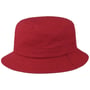 Chapeau Anti UV Cotton Twill Bucket by Stetson rouge