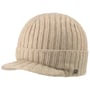 Bonnet en Cachemire avec Visière by Lierys beige