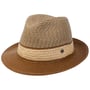 Chapeau Bogart Straw-Mix by bugatti marron
