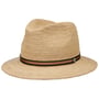 Chapeau Malléable en Paille Crochet by Borsalino nature-marron
