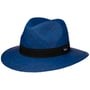 Chapeau Panama Classic Traveller by Lipodo bleu foncé