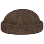 Bonnet Docker Lavoy Herringbone Wool by Stetson marron