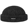Bonnet Docker Lavoy Herringbone Wool by Stetson anthracite