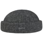 Bonnet Docker Lavoy Herringbone Wool by Stetson gris-noir