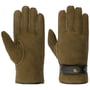 Gants Deerskin Lambswool by Stetson olive