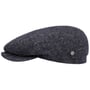 Casquette Crimson Wool Herringbone by Lierys bleu foncé