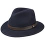 Chapeau en Feutre de Laine Sargent by Lierys bleu foncé