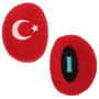 Oreillettes Earbags Turquie blanc-rouge