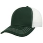 Casquette Trucker Rapper Canvas vert foncé