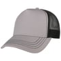 Casquette Trucker Rapper Canvas gris-noir